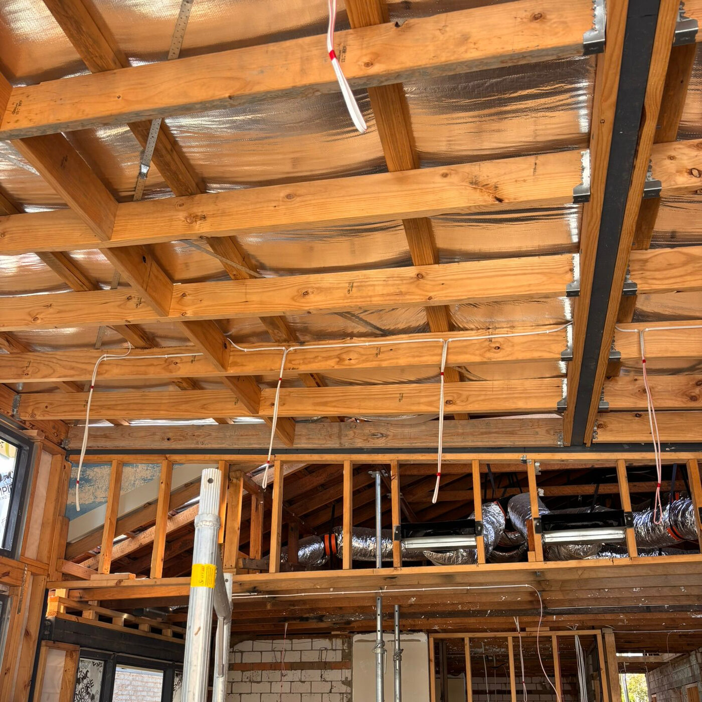 New build electrical rough in