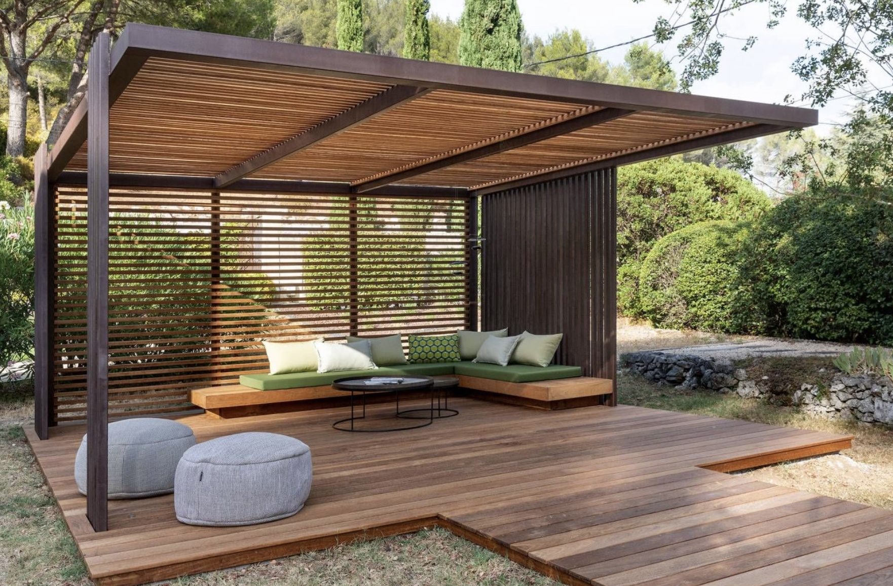 Timber pavilion and alfresco area