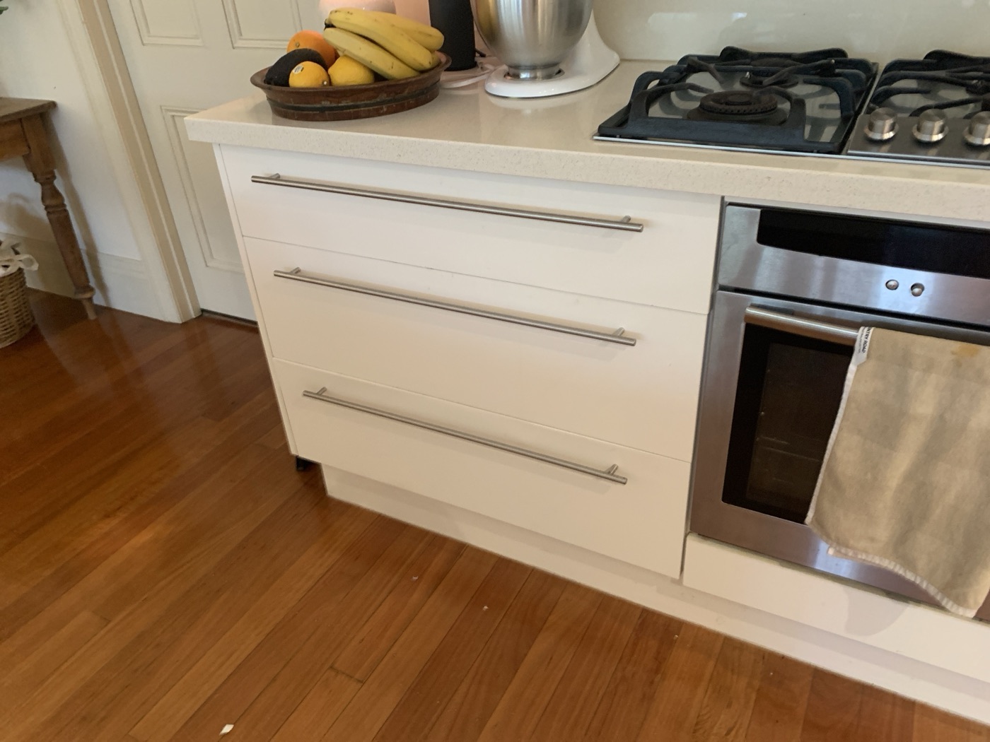 Kitchen drawers and cooktop by JT in Malvern