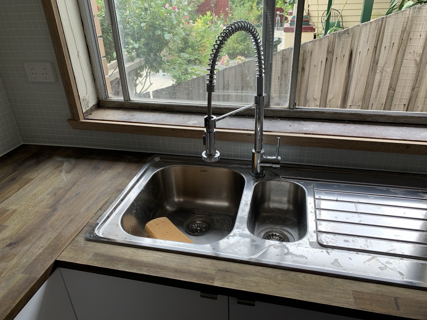 Kitchen sink and gooseneck tap by JT in Brunswick East