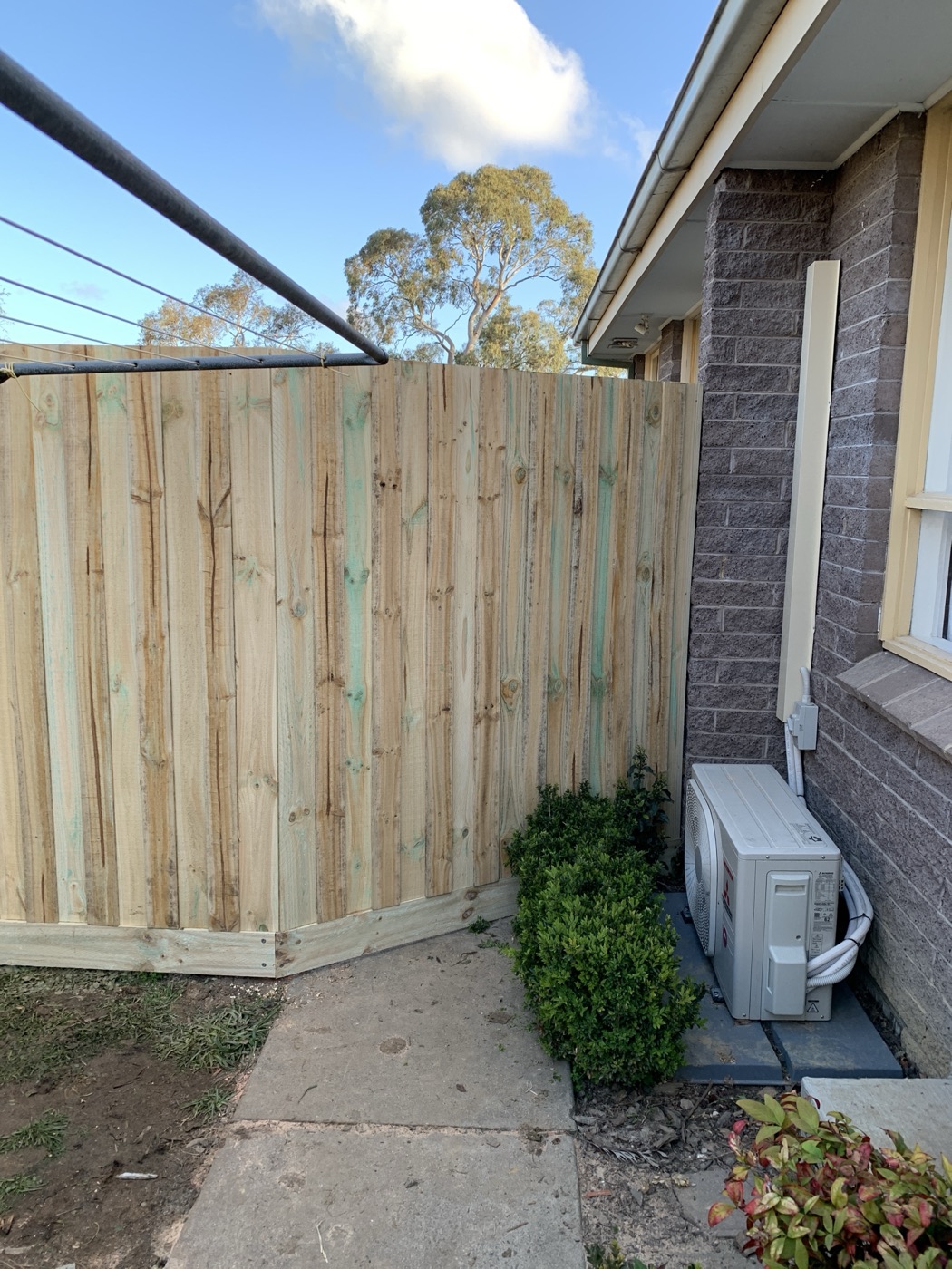 New timber fence by JT in Mitcham