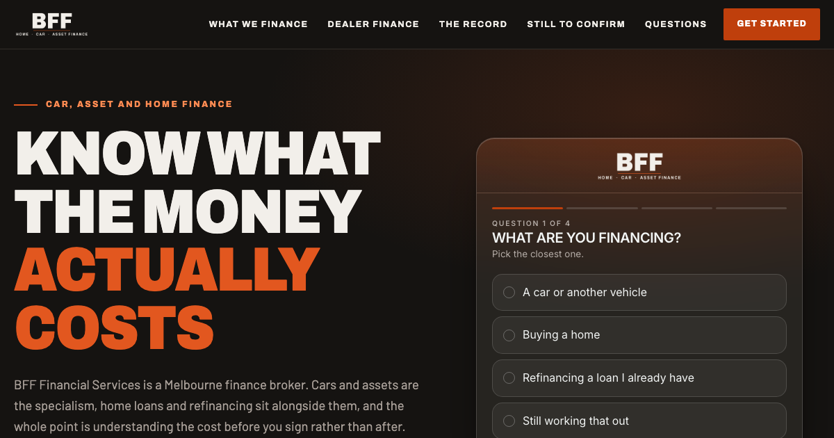 Concept two homepage, Drive