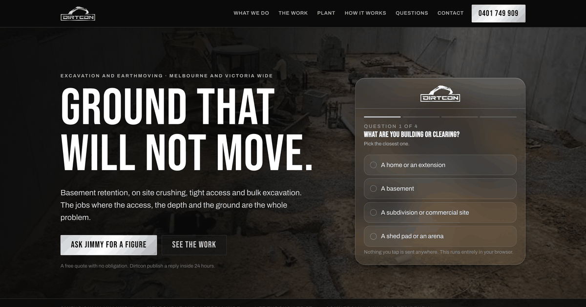 Dirtcon concept 01, Ground Truth