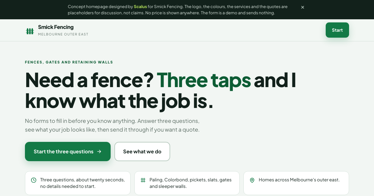 Preview of concept three