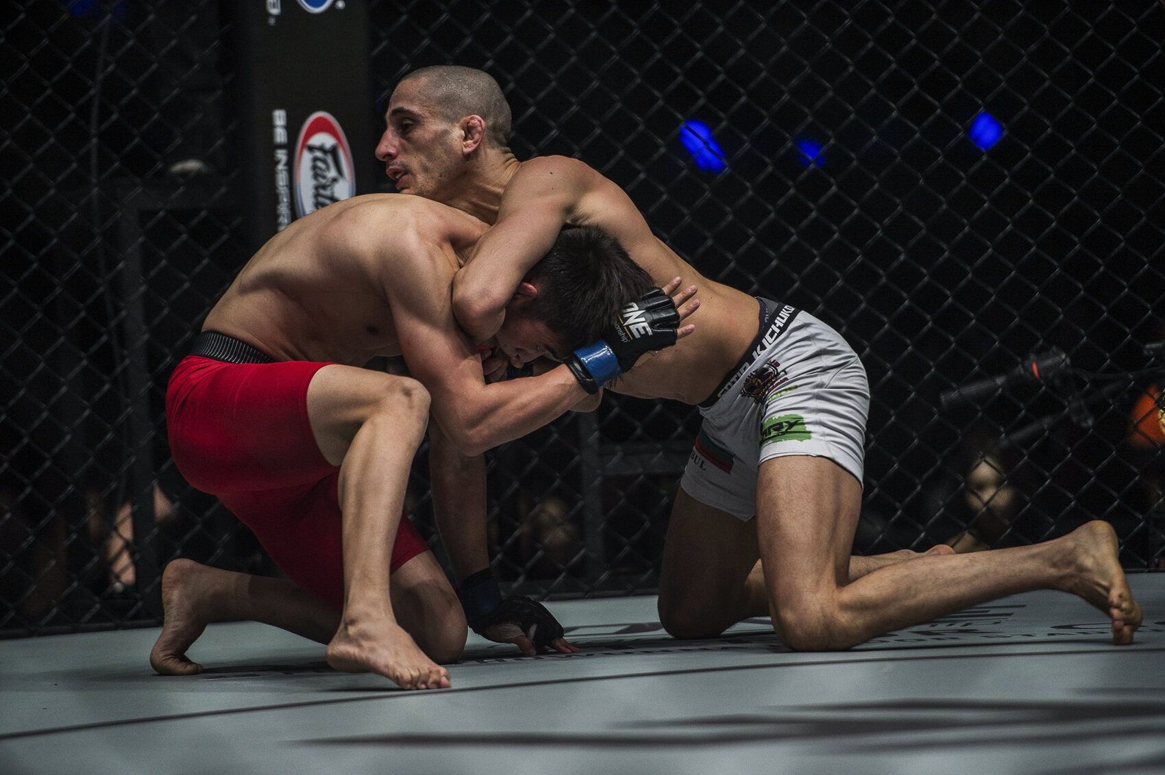 Grappling in the cage