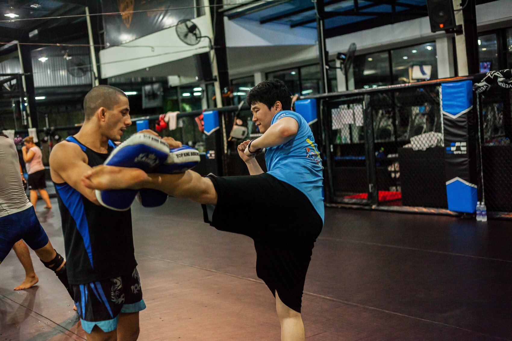 Pad work coaching