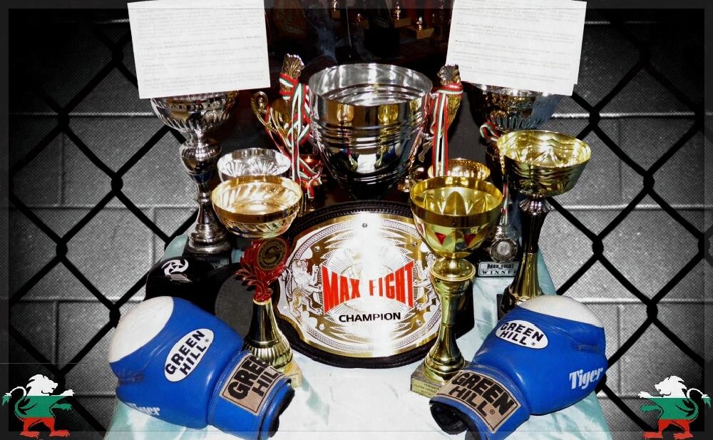 Max Fight champion trophies