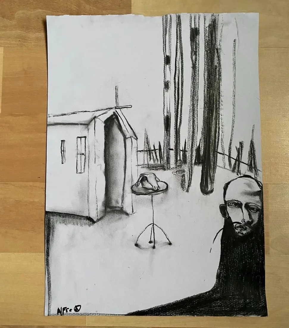 Alfred Sansterre, framed by Studio9Art