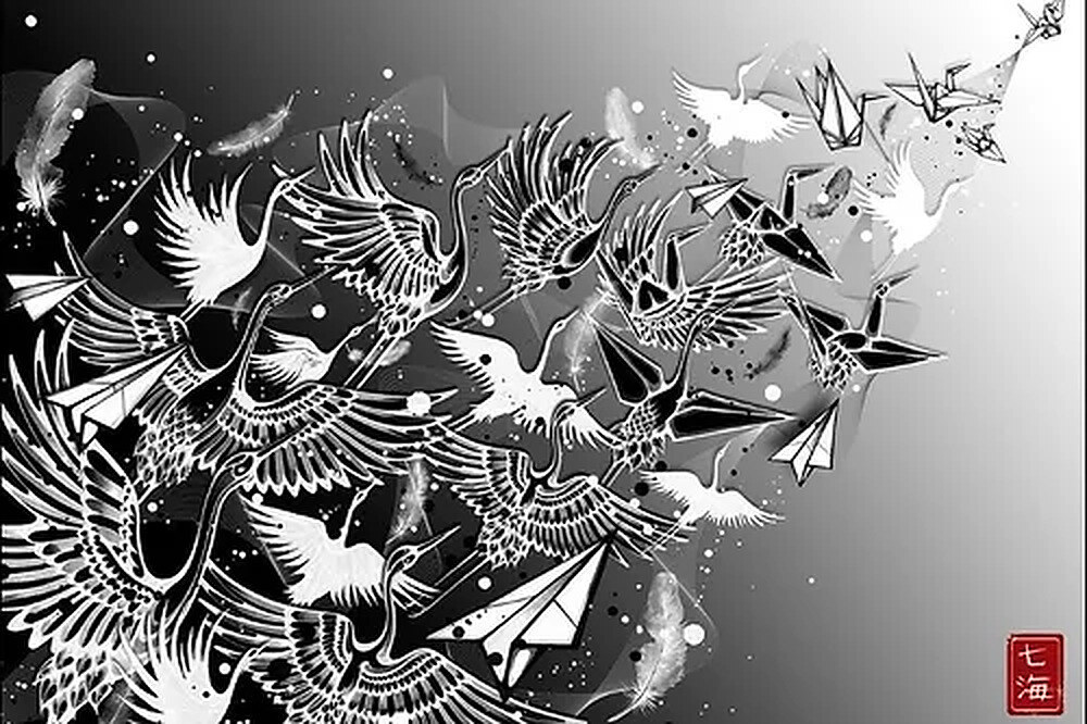 Nanami Cowdroy · Ink on Paper — framed by Studio9Art