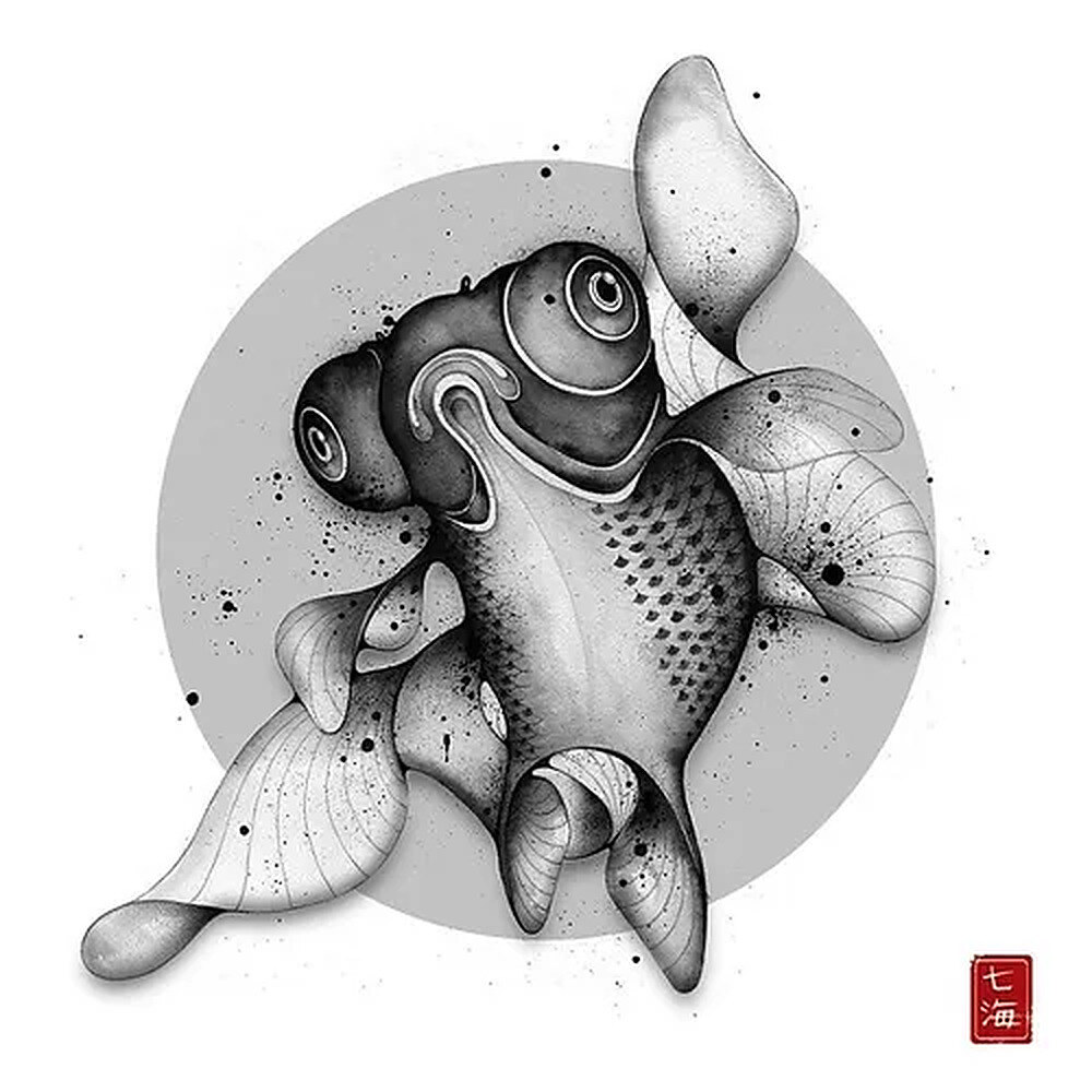Nanami Cowdroy · Ink on Paper — framed by Studio9Art