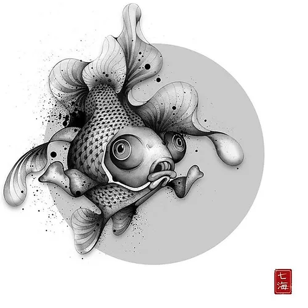 Nanami Cowdroy · Ink on Paper — framed by Studio9Art