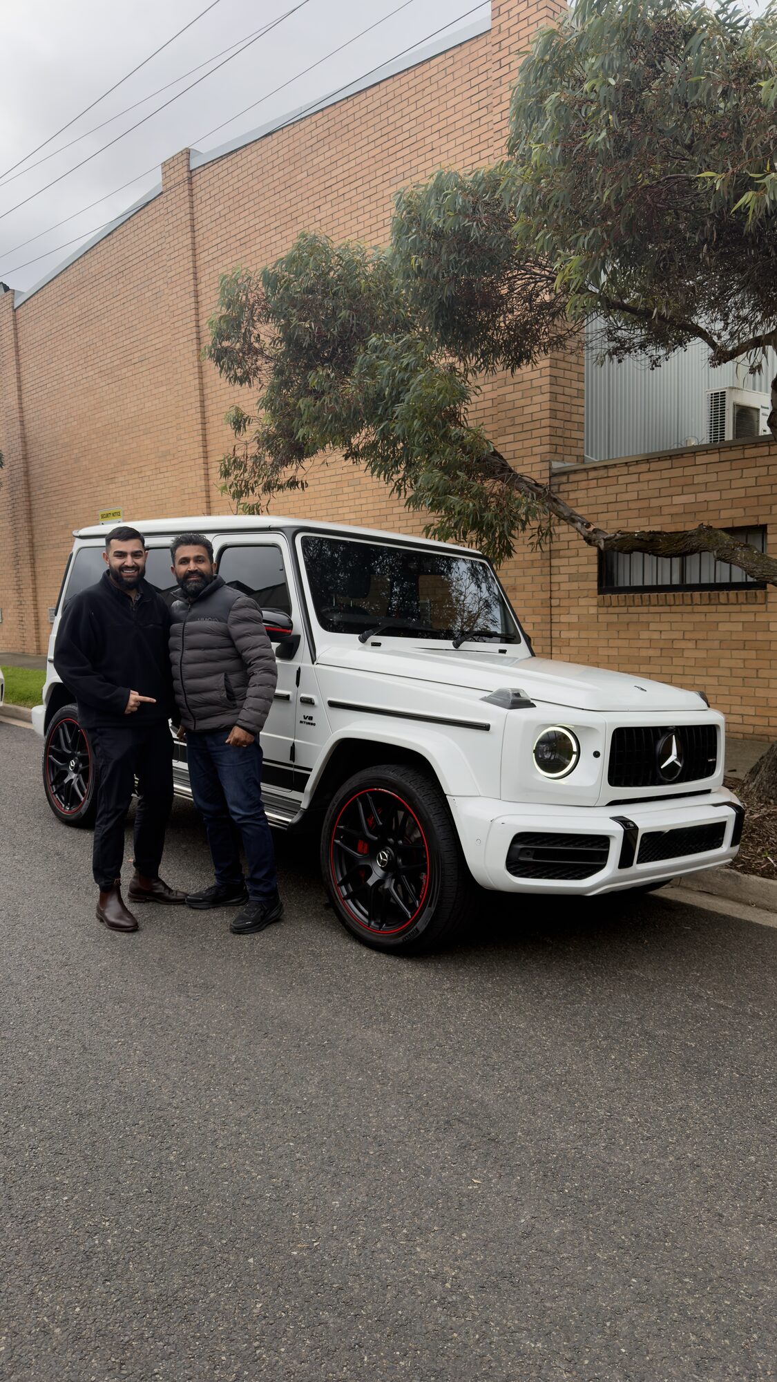White G Wagon, Handover