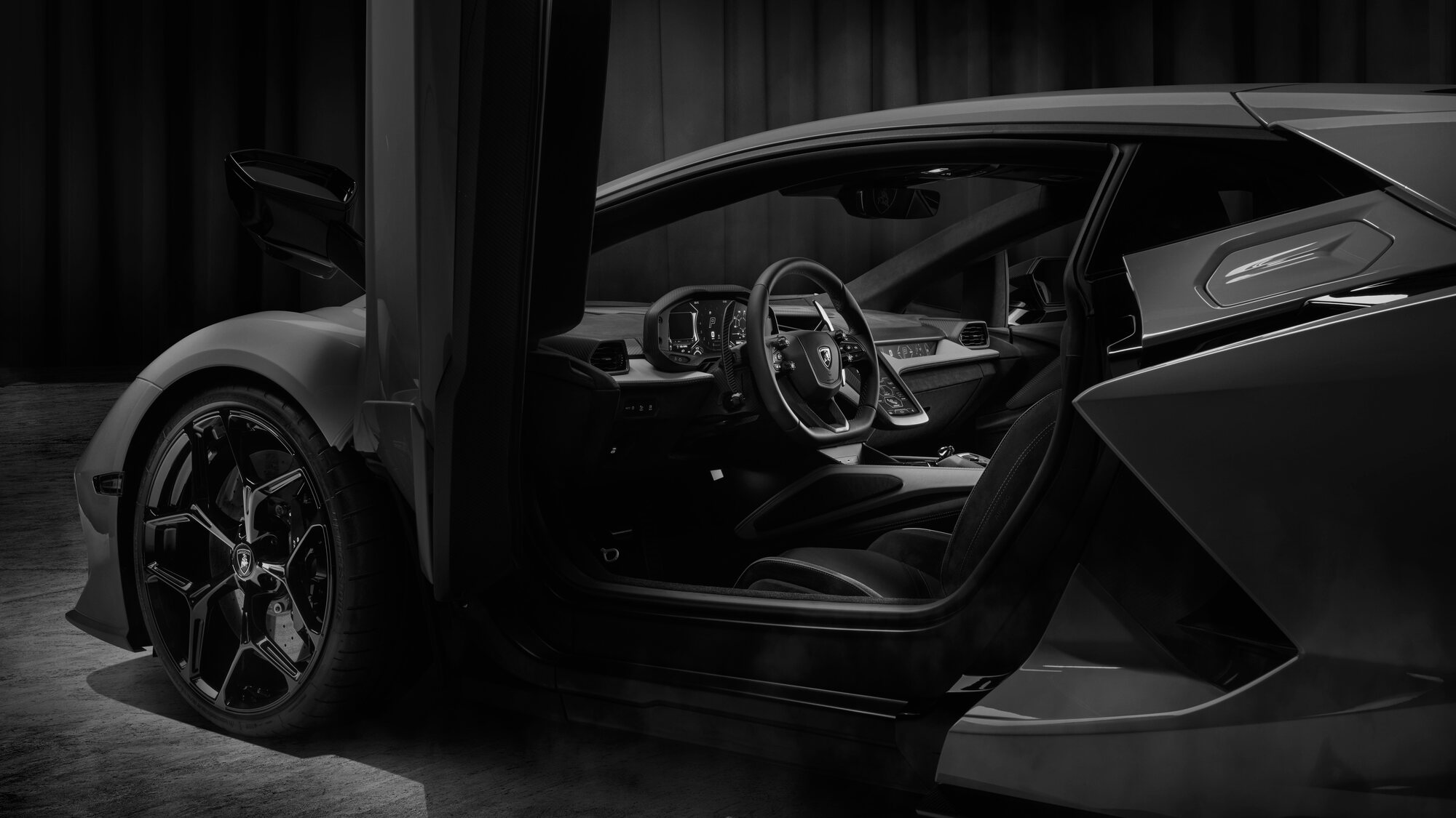 Lamborghini Aventador S, Door detail
