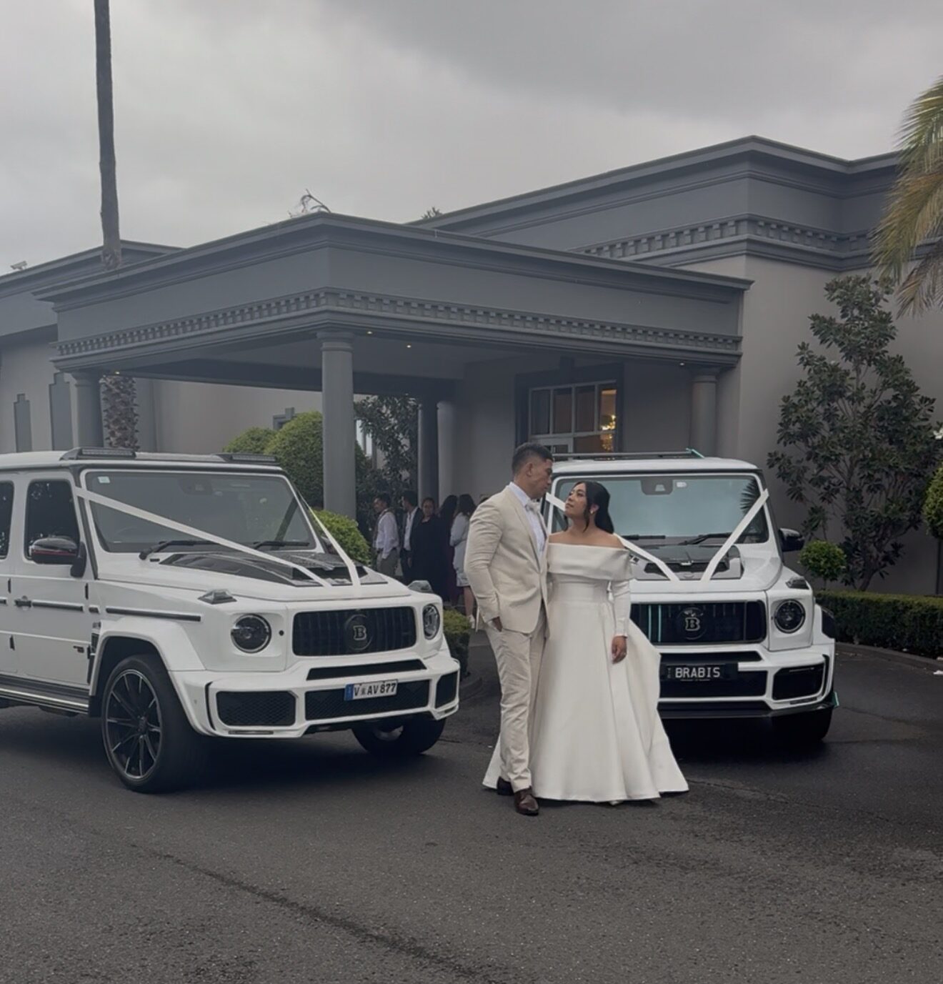 Matching Brabus G Wagons, Reception entrance