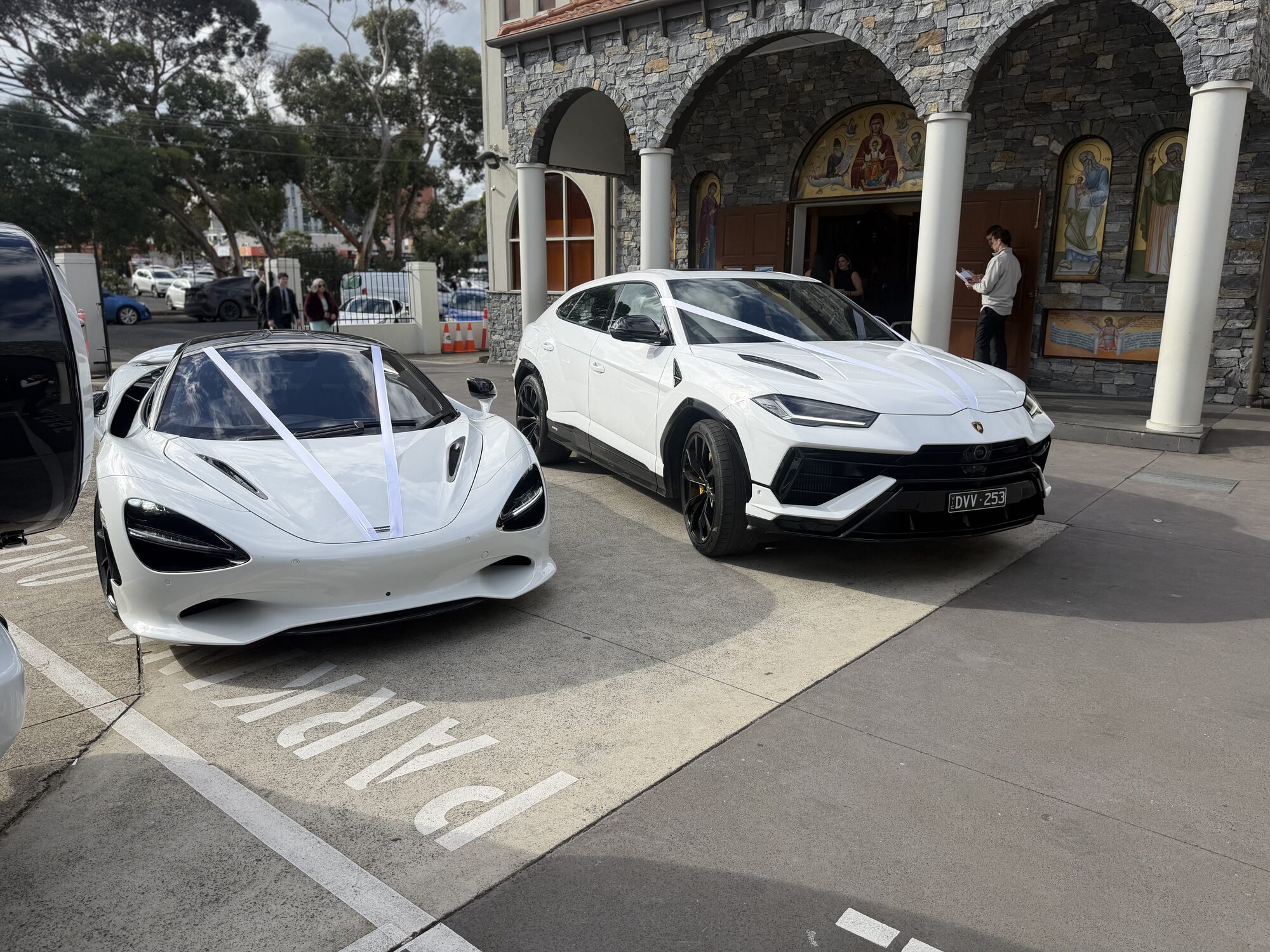 Lamborghini Urus, Church forecourt