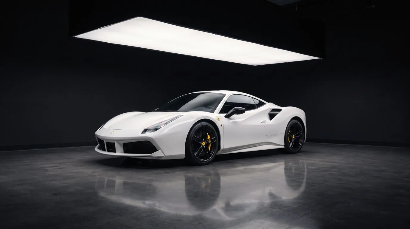 Ferrari 488 GTB Coupe in the Ten Stars Cars showroom