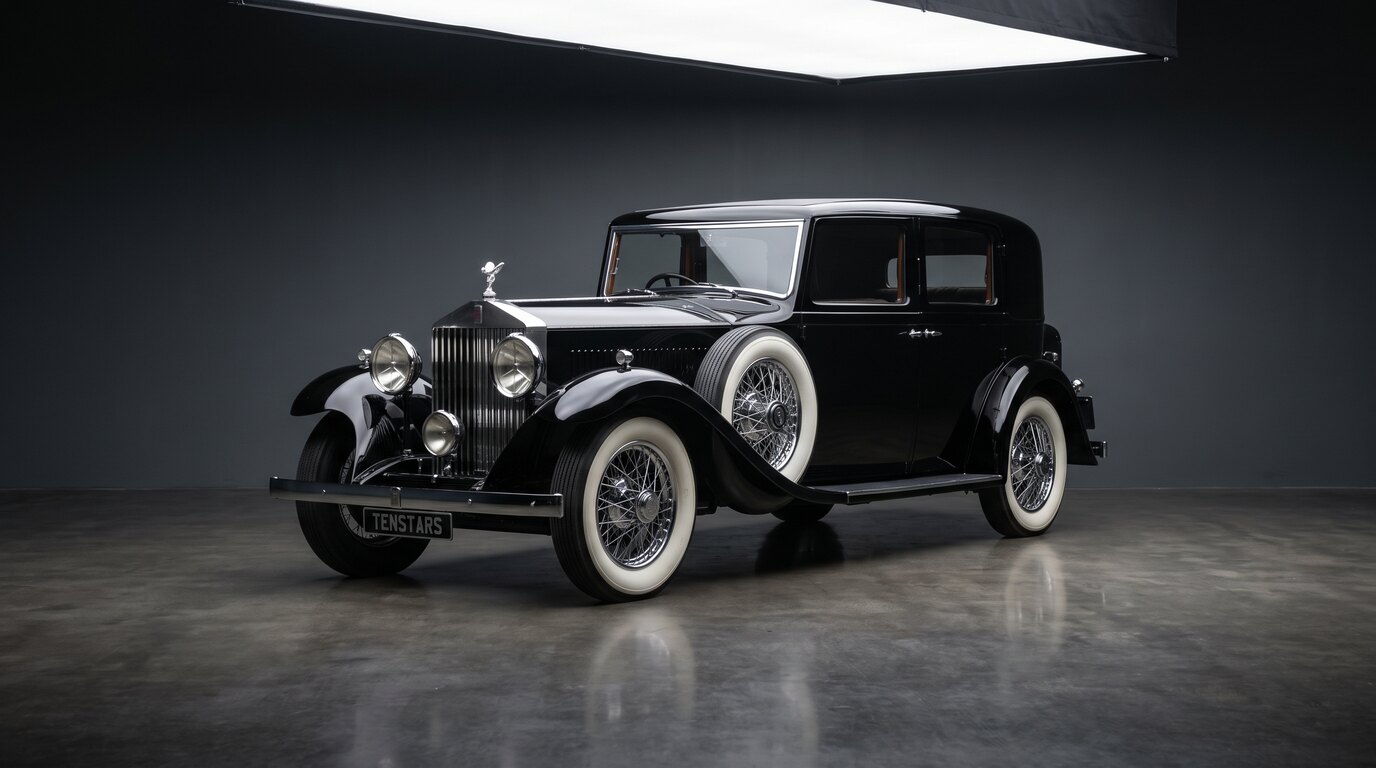 Rolls Royce Coach Built, 1932 · Black · 4 seats
