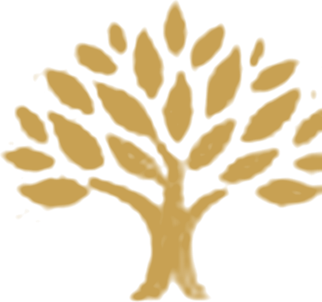 The gold tree mark from the scalp oil bottle